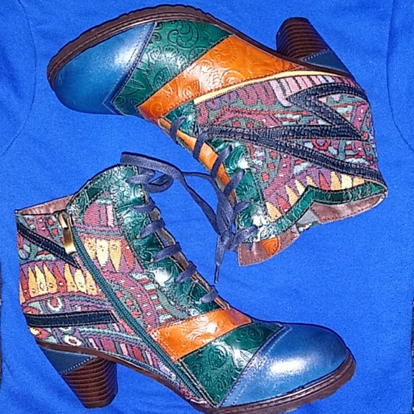 socofy bohemian ankle boots